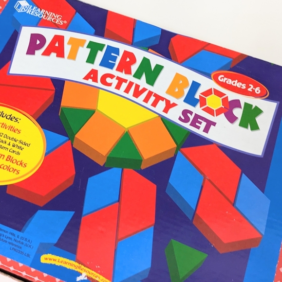 Learning Resources Pattern Block Activity Set Grades 2-6 EUC - Picture 3 of 7